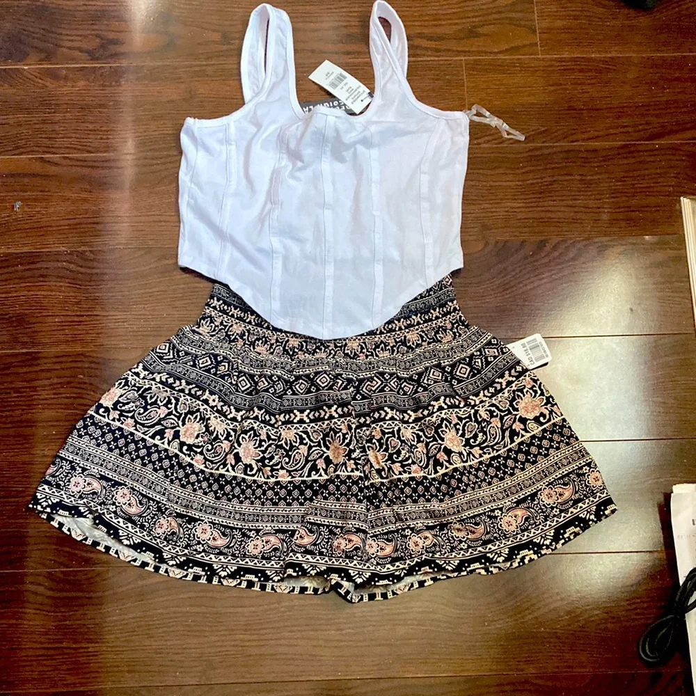 Mini Skirt & Cami Top - Picture 1 of 11